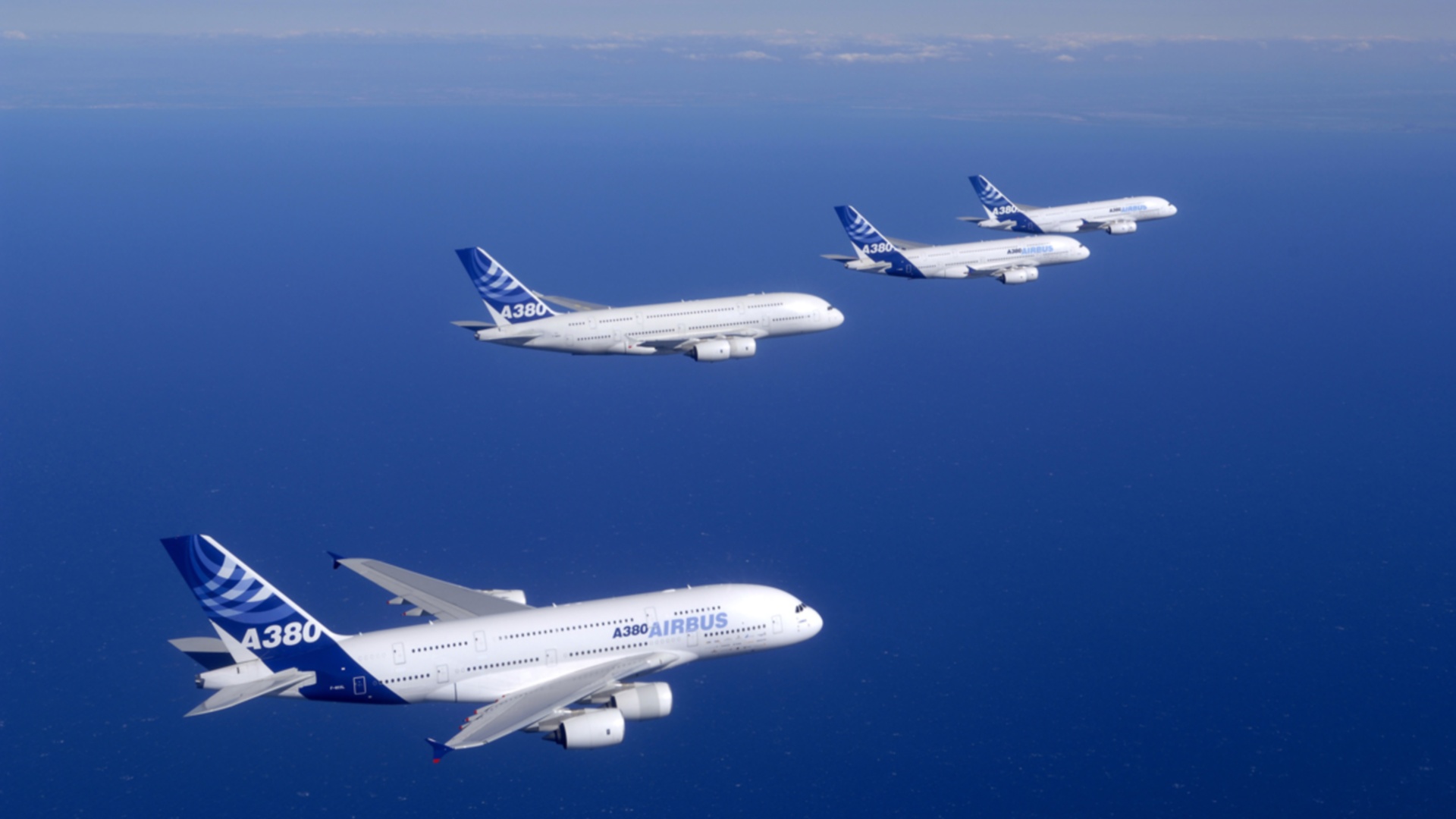 Взлет A380 Airbus загрузить
