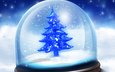 новый год, елка, зима, игрушка, шар, стеклянный шар