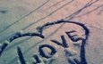 снег, сердце, любовь