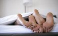 ноги, любовь, кровать