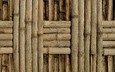 текстура, стена, бамбук, фактура, плетение