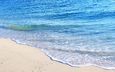 море, песок, пляж, лето, волна