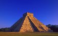 закат, город, пирамида, мексика, чичен-ица, пирамида кукулькана, цивилизация майя