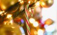 огни, новый год, елка, украшения, фон, праздник, рождество, гирлянда, леденец