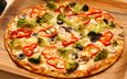 зелень, вкусно, пицца, пища, сытно, еди