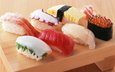 еда, суши, роллы, морепродукты, японская кухня