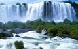 природа, пейзаж, водопад, водопады игуасу