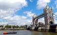 небо, облака, река, мост, лондон, тауэрский мост, london london tower-bridge most