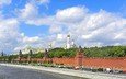 москва, кремль, панорама