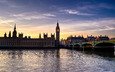река, лондон, темза, англия, биг бен, big-ben, парламент