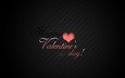 обои, фон, черный, минимализм, настроения, праздник, надписи, день святого валентина, день всех влюбленных, happy valentines day