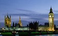 река, мост, лондон, англия, биг бен, big-ben, парламент