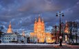 зима, фонарь, санкт-петербург, смольный собор