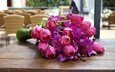 цветы, букет, тюльпаны, столик, орхидеи, cvety, listya, tyulpany, butony, orxidei, rozo, леспестки