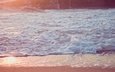 вода, солнце, берег, волны, настроение, лучи, море, песок, пляж, океан, пена