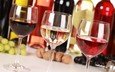орехи, разное, вино, напитки, белое, бокалы, бутылки, красное, розовое, молдавские вина, виноград.