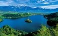 словения, бледское озеро