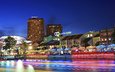 ночь, город, сингапур