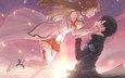 арт, девушка, аниме, tony zhazha, sword art online, yuuki asuna, kirito