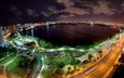 ночь, озеро, бразилия, бразилии, в центре города, мараньян, сан-луис, parque estadual da lagoa da jansen, the state park laguna jansen