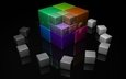 разноцветные кубики