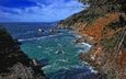 pacific ocean, julia pfeiffer burns state park, биг-сур, ка­ли­фор­нийс­кая