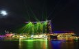 лазерное шоу, отель, сингапур, marina bay sands