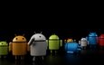 зелёный, синий, робот, серый, ос, андроид обои, android картинки, os фото