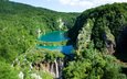 хорватия, водопады, плитвицкие озёра, национальный парк