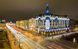 россия, санкт-петербург, невский проспект ночью