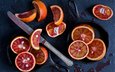 апельсины, красные, нож, цитрусы, сок, anna verdina, bloody oranges