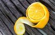 фрукты, апельсин, цитрусы, цедра, очищенный