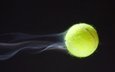 макро, скорость, траектория, шлейф, теннис, теннисный мяч, полета