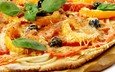 сыр, томаты, пицца, маслины, болгарский перец