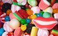 разноцветные, конфеты, сладкое, зефир, мармелад, маршмеллоу