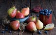фрукты, ягоды, черника, посуда, натюрморт, груши, anna verdina