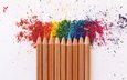 краски, карандаш, цветные карандаши
