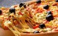 сыр, кукуруза, пицца, маслины, паприка