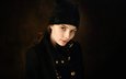девушка, портрет, взгляд, лицо, шапка, пальто, anastasia tonitsoy, анастасия тоницой