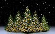 снег, новый год, елка, зима, рождество, декорация, елочная, merry