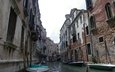 венеция, канал, дома, улица, италия, здания, италиа, venezia