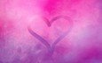 фон, цвет, сердце, любовь, розовый, purplesherbet