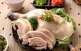 зелень, мясо, курица, филе курицы, азиатская кухня
