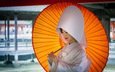 стиль, девушка, зонт, japanese bride