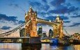 отражение, мост, лондон, город, англия, архитектура, тауэрский мост, bing, michael abid, лондон.мост