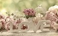 розы, лепестки, сердечки, романтик, дерева, пастель,  цветы, розовые розы, роз, влюбленная, пинк, сердечка