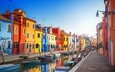 города, панорама, город, лодки, венеция, канал, улица, италия, путешествия, европа, взляд, cityscape, canal