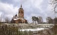 храм, деревня, россия, церковь