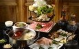 зелень, мясо, рыба, десерт, морепродукты, суп, ассорти, блюда