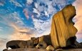 небо, облака, скалы, австралия, остров кенгуру, remarkable rocks